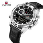 Naviforce 9262 Belt watch for men-Black - Image 4