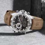 Naviforce 9262 Belt watch for men-Brown Gray - Image 3