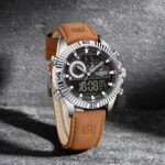 Naviforce 9262 Belt watch for men-Brown - Image 3