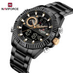 Naviforce 9262 Chain watch for men CH-Black Rose - Image 2