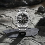 Naviforce 9262 watch for men CH-Silver Black - Image 3