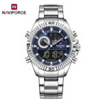 Naviforce 9262 Chain watch for men CH-Silver Blue
