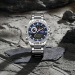 Naviforce 9262 Chain watch for men CH-Silver Blue - Image 3