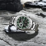 Naviforce 9262  Chain watch for men CH-Silver Green - Image 4