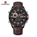 Naviforce 9262 Belt watch for men-Cofee
