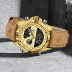 Naviforce 9262 Belt watch for men-Gold - Image 4