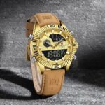 Naviforce 9262 Belt watch for men-Gold - Image 5