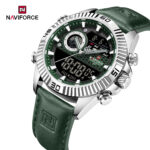 Naviforce 9262 Belt watch for men-Green - Image 2