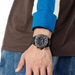 Naviforce 9263 Lethar Watch For Men - Black Gray - Image 4