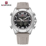 Naviforce 9264 watch for men- Silver Gray - Image 3