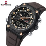 Naviforce 9265 Watch For Men - Brown - Image 2