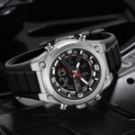 Naviforce 9265 Watch For Men - Silver Black - Image 3