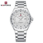 Naviforce 9266 Watch For Men-Silver