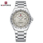 Naviforce 9266 Watch For Men- White Gray