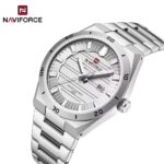 Naviforce 9268 Watch  For Men - Silver - Image 2