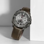 Naviforce 9269 Watch For Men-Brown Gray