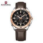 Naviforce 9269 Watch For Men-Dark Brown - Image 3
