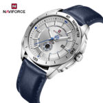 Naviforce 9269 Watch For Men-Silver Blue - Image 3