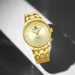 Naviforce 9272 Watch For Men - Gold - Image 2
