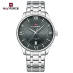 Naviforce 9272 Watch For Men - Silver Gray - Image 4