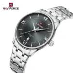 Naviforce 9272 Watch For Men - Silver Gray