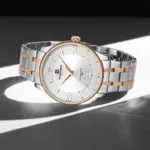 Naviforce 9272 Watch For Men - Silver Rose - Image 2