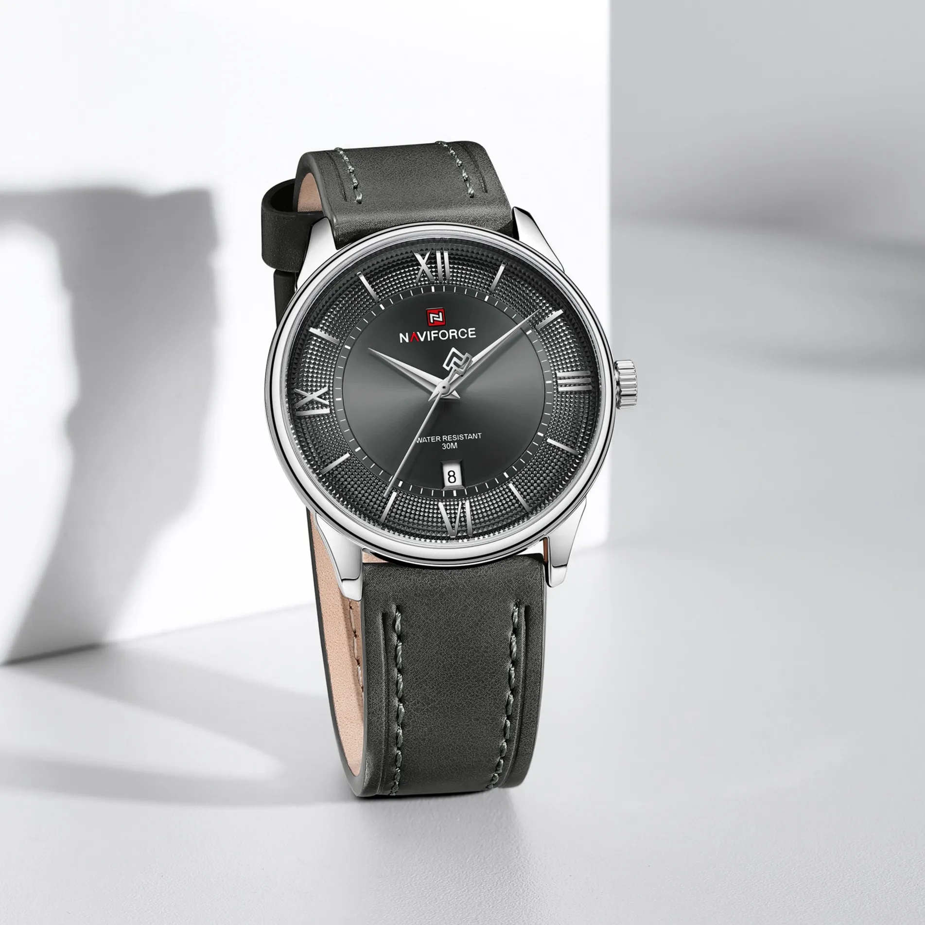 Naviforce-9272-Gray.webp Naviforce 9272 Watch For Men-Gray - Image 1