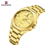 Naviforce 9273 watch for men-Golden