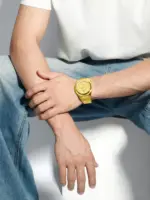 Naviforce 9273 watch for men-Golden - Image 4