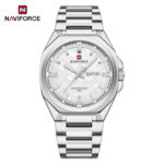 Naviforce 9273 watch for men-Silver