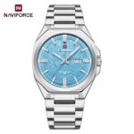 Naviforce 9273 watch for men-Sky Blue