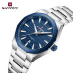 Naviforce 9274 Watch For Men - Silver Blue - Image 2