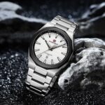 Naviforce 9274 Watch For Men - White Black
