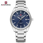 Naviforce 9276 Watch For Men - Silver Blue