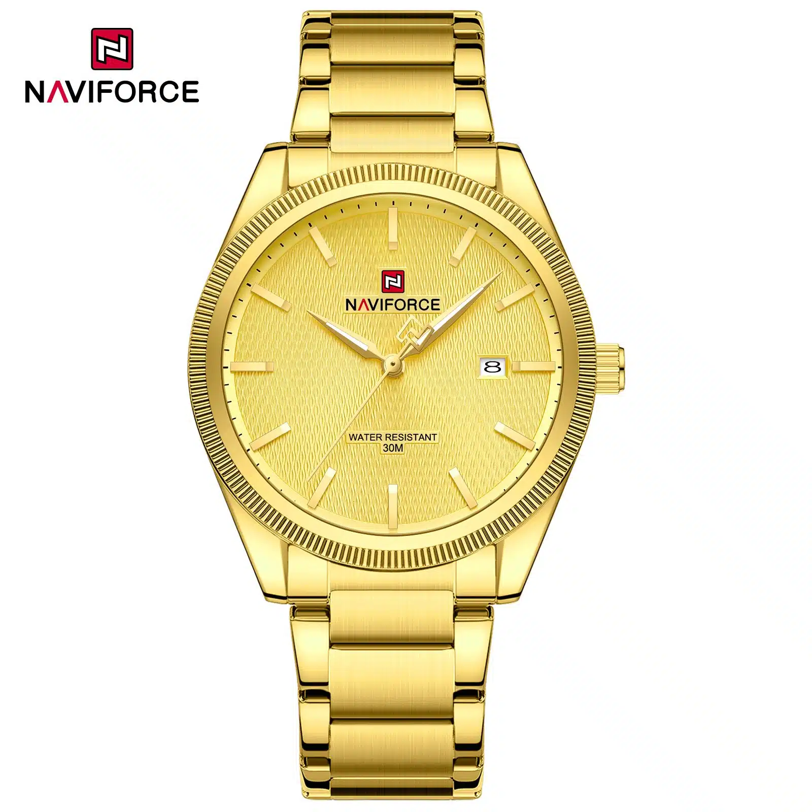 Naviforce-9276-Watch-For-Men-golden.webp Naviforce 9276 Watch For Men - Golden - Image 1