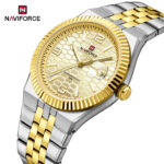 Naviforce 9277 Men's Watch - Silver Gold - Image 2