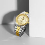Naviforce 9277 Men's Watch - Silver Gold - Image 3