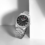 Naviforce 9282 Watch For Men-Silver Black - Image 2