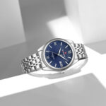 Naviforce 9282 Watch For Men - Silver Blue - Image 2