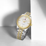 Naviforce 9282 Watch For Men-Silver Gold White - Image 3