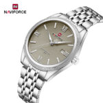 Naviforce 9282 Watch For Men-Silver Gray - Image 2