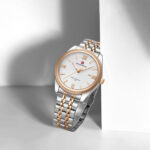 Naviforce 9282 Watch For Men - Silver Rose - Image 2