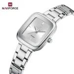 Naviforce 5075 Watch For Women-Silver - Image 2