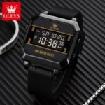 OLEVS 1103 Watch For Men - Full Black - Image 2