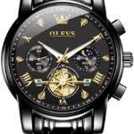OLEVS 2829 Cornograph Watch For Men - Full Black
