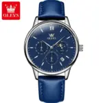 OLEVS 2922 Watch For Men - Silver Blue