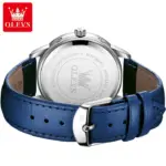 OLEVS 2922 Watch For Men - Silver Blue - Image 3