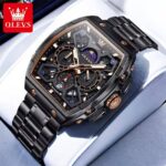 OLEVS 2942 Watch  For Men - Black Rose