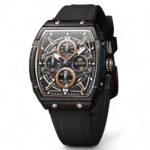 OLEVS 2975 Watch For Men - Black Rose - Image 2
