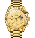 OLEVS 3618 Cornograph Watch For Men - Full Golden